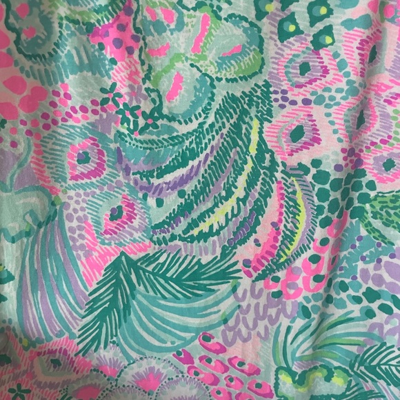 Lilly Pulitzer Haydn T-Shirt Dress in Multi Banana Split, 100% cotton, Size SM - Picture 5 of 6